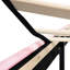 Queen Size Bed In Pink Linen - No Box Spring Needed, Easy Setup, 21.65 In. Package Width, Wood Slat Support, Modern Design Upholstered Platform Frame With Button Headboard To Assemble, Backbone, 600-1295568698-1295568700