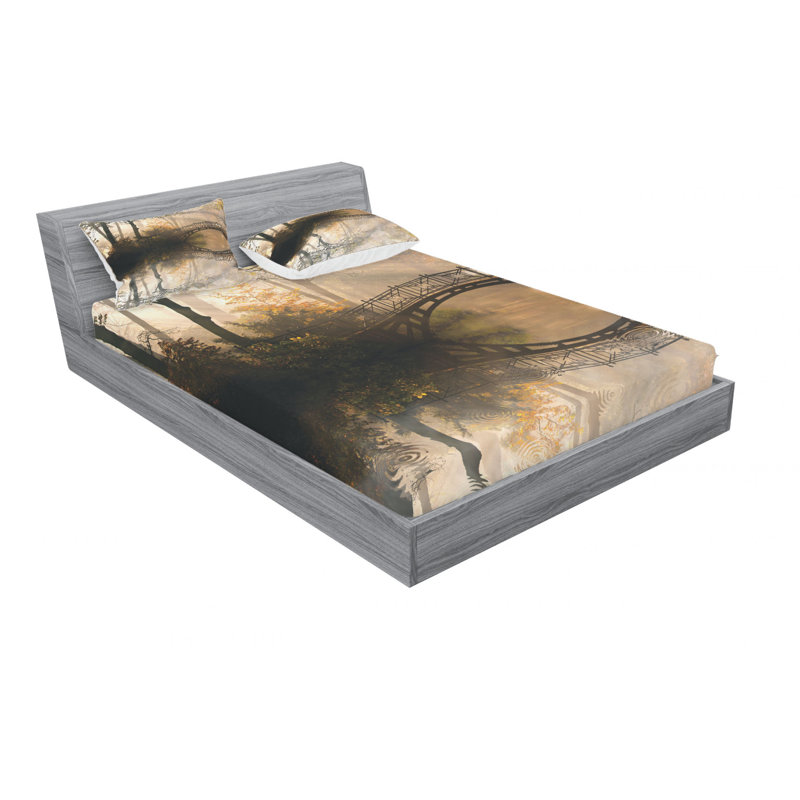 Microfiber Sheet Set, Full Sheet Set with Fitted Sheet