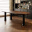 Walnut Rectangular Solid Wood Dining Table-133458173