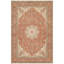 Tapis Glade traditionnel à médaillon, style persan, orange, ivoire, or, vert et gris, lavable à la machine, antidérapant, à poils courts, pour l'intérieur et l'extérieur, adapté aux animaux domestiques, idéal pour le salon, la chambre, la salle à manger, l'entrée, le couloir ou le bureau.-2046606048