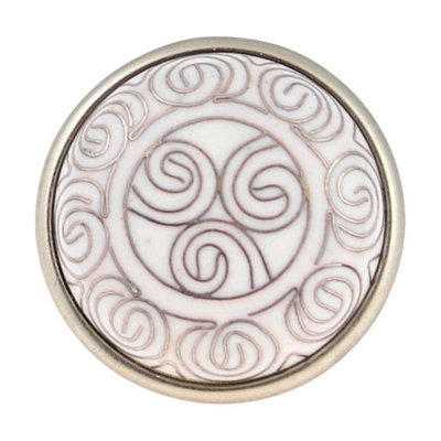 (Paquet de 5) Bouton cloisonné à motif tribal 1-5 / 8 pouces