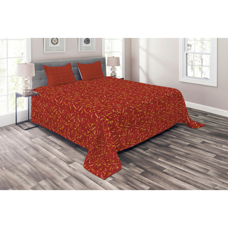 Modern & Contemporary Polyester Coverlet, King Bedspread + 2 Shams