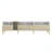 Versatile Media Console Table with Multiple Shelves and Drawers for Living Room