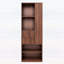 Grande armoire de rangement avec tiroirs et tablettes ouvertes, organisateur de bibliothèque autoportant pour salle de bain, chambre à coucher, salon