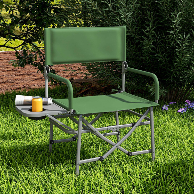 Caradog Folding Director Chair, Green