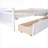 Twin Size Clean White Solid Wood Platform Daybed, Multi-Functional Modern Piece for Guest Sleeping and Living Room Lounging-744158424-744158426