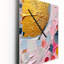 Rose et gris géométrique IV - horloges murales modernes-808566973