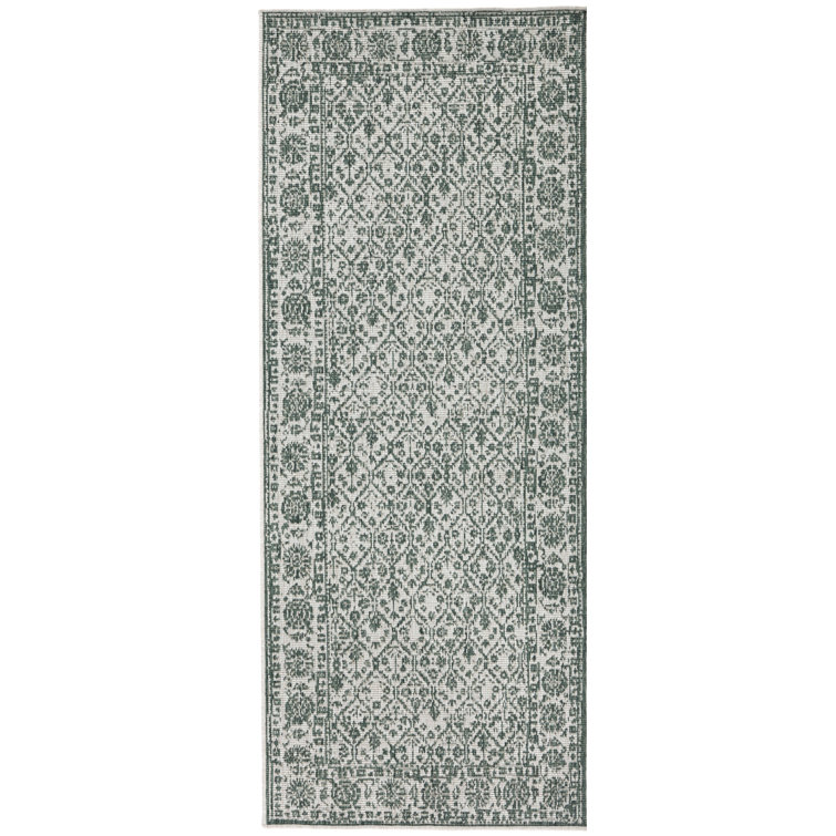 Curacao Flatweave Green Rug