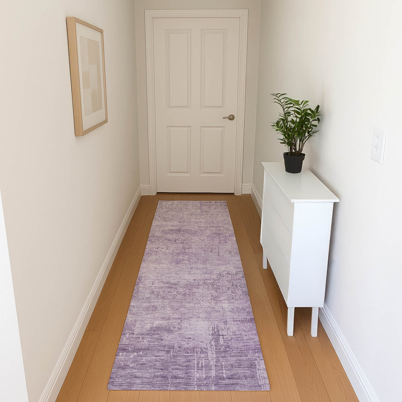 Premium Machine Washable Filiberto AMF1650 Abstract Rug, Runner 2'3" x 7'6"