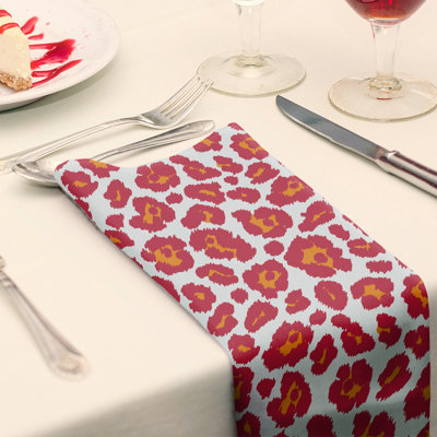 Cotton Animal Print Square Napkin