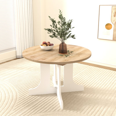 Table de salle à manger 59 po x 43 po ovale extensible avec rallonge amovible