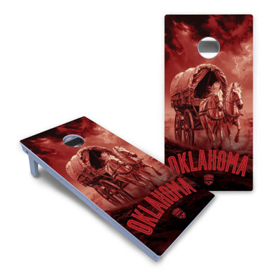 Oklahoma All-Weather Composite Cornhole Set