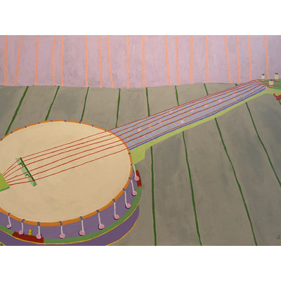 Banjo Print by Sue Graef