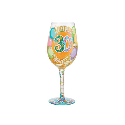 Verre à vin Lolita Happy 30th Birthday 9 po