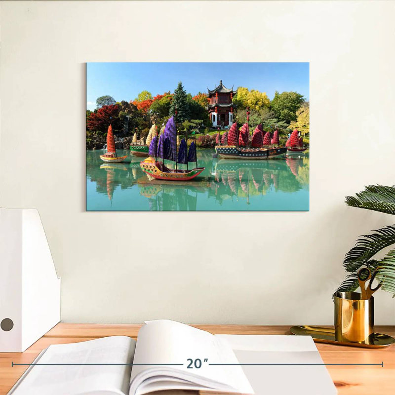Mehar Montreal Sampan Boats, 8" H x 12" W