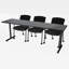 Table de formation à base en T 84 x 24 po Inbox Zero Kobe - 2 chaises Knight-721353586-721353569