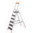 6 - Step Aluminum Lightweight Folding Small Step Ladder