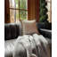 Tapis gris en fausse fourrure de lapin Hiroaki-693944914