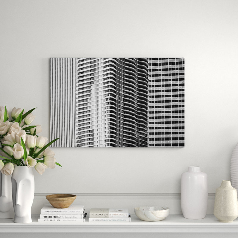 Patterns In Gray Print by Ted Glasoe