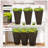 Set Of 3 Tall Planters With Drainage Hole, 28" Outdoor Flower Pots, Indoor Planters For Porch Patio And Deck-1967244267