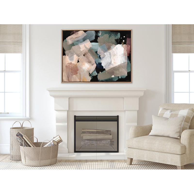 «Nebula Abstract» par Amy Lighthall, reproduction d'art sur toile encadrée