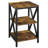 Wooden 3 Tier End Table with Storage-1453610659