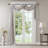 Diamond Sheer Embroidered Window Scarf