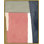 Art mural rose chaud et indigo