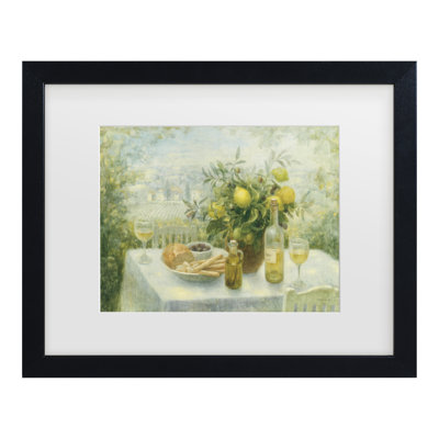 Bolog Danhui Nai Tuscan Table Matted Framed Art