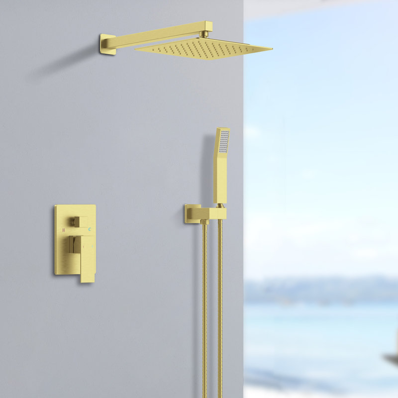 Système de douche complet avec valve brute