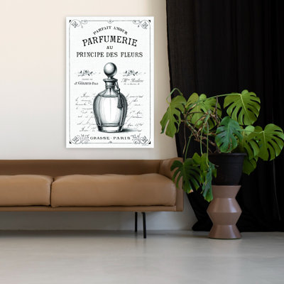 Parfumerie, art mural rétro élégant et rétro