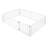 Full Size Wood Daybed Frame With Fence, White-202598693-202598694