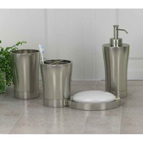 Melchiore 4 Piece Bathroom Accessory Set Orren Ellis