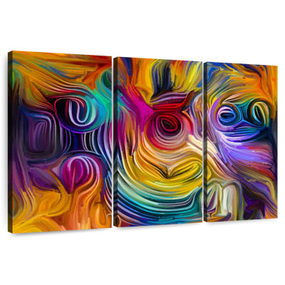 Avery Abstract Tropical Flowers