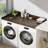 Washer Dryer Countertop Wood Topper With Edge For Laundry Room Storage And Organization-109937547