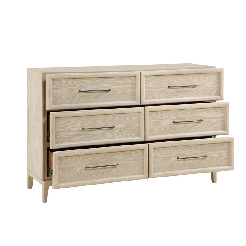 Commode de chambre 6 tiroirs Contemporary