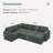 Hoelscher Upholstered Modular Standard Corner Sectional-115950842