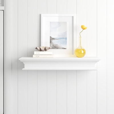 Angellique Solid Wood Floating Shelf