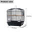 52cm Metal Table Top Bird Cage