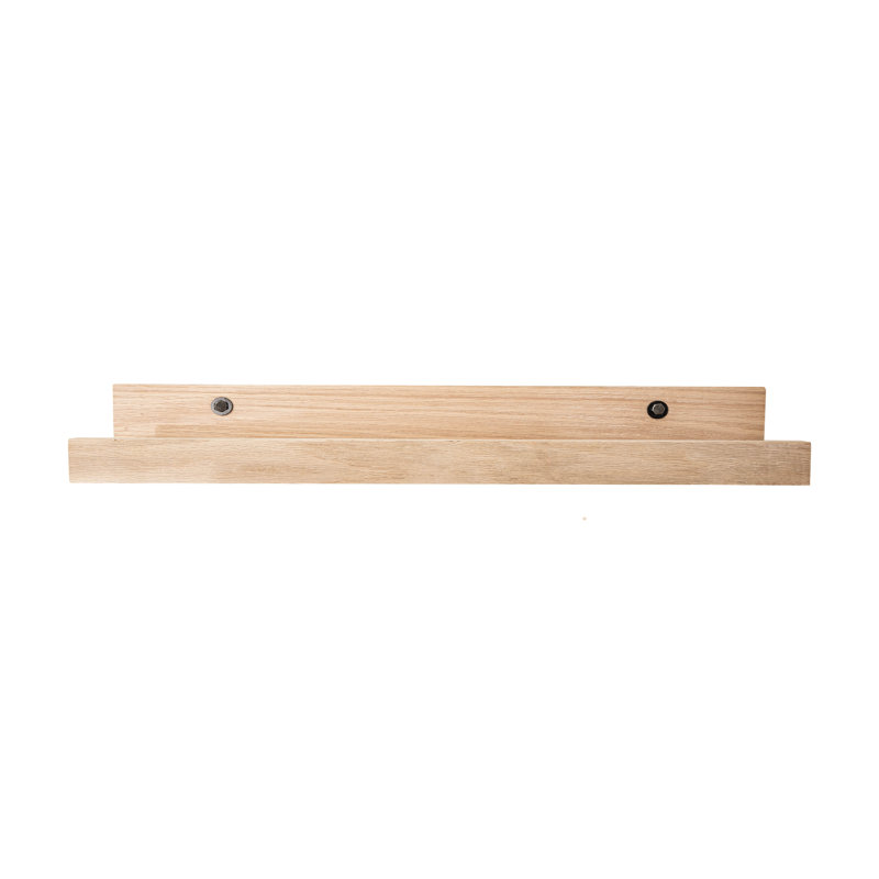 Petite tablette rayonnée en chêne massif 3 pièces Rayne, 20x4x3