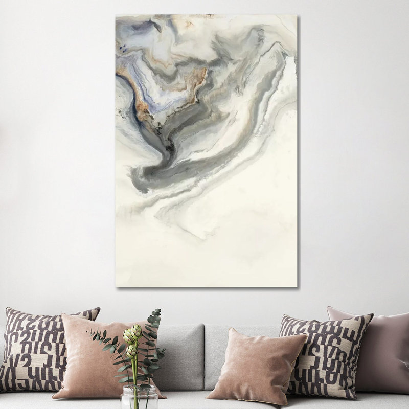 Untitled Gray/Brown by Corrie LaVelle - Wrapped Canvas Gallery-Wrapped Canvas Giclée, 66.04 cm H x 45.72 cm W x 1.91 cm D