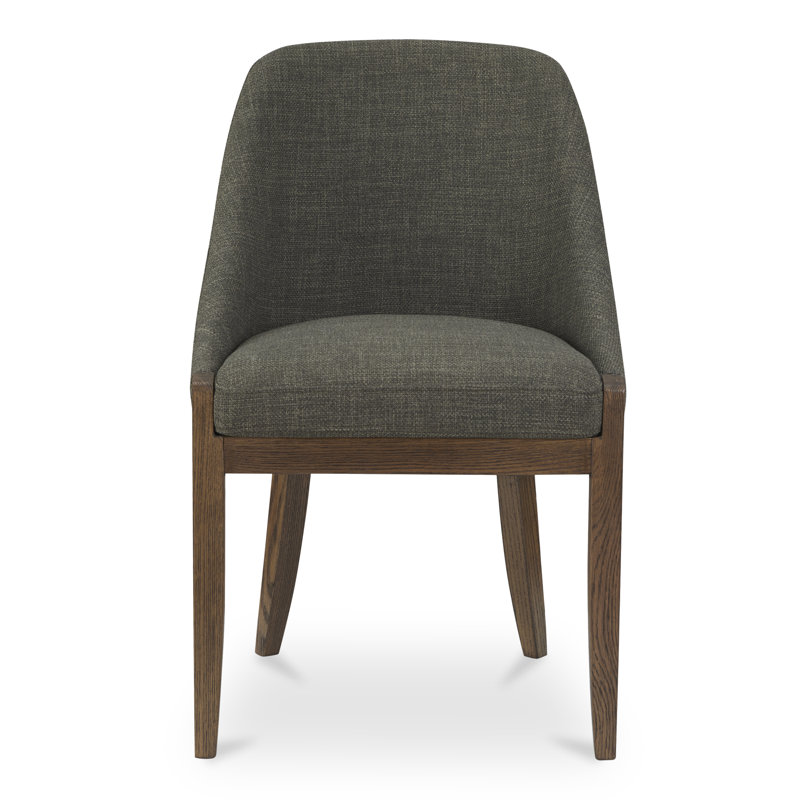 Daya Dining Chair, Charcoal Performance Chenille