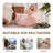 Oversized 45“ Plush Faux Fur Bean Bag Chair with Foam Filling-688772196-676891196