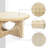 Round Rattan Coffee Table With Glass Top