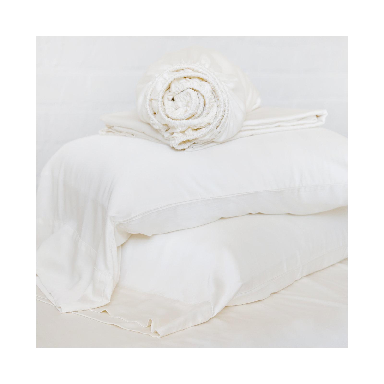 Parker Rayon From Bamboo Sheet Set, Twin, Ivory