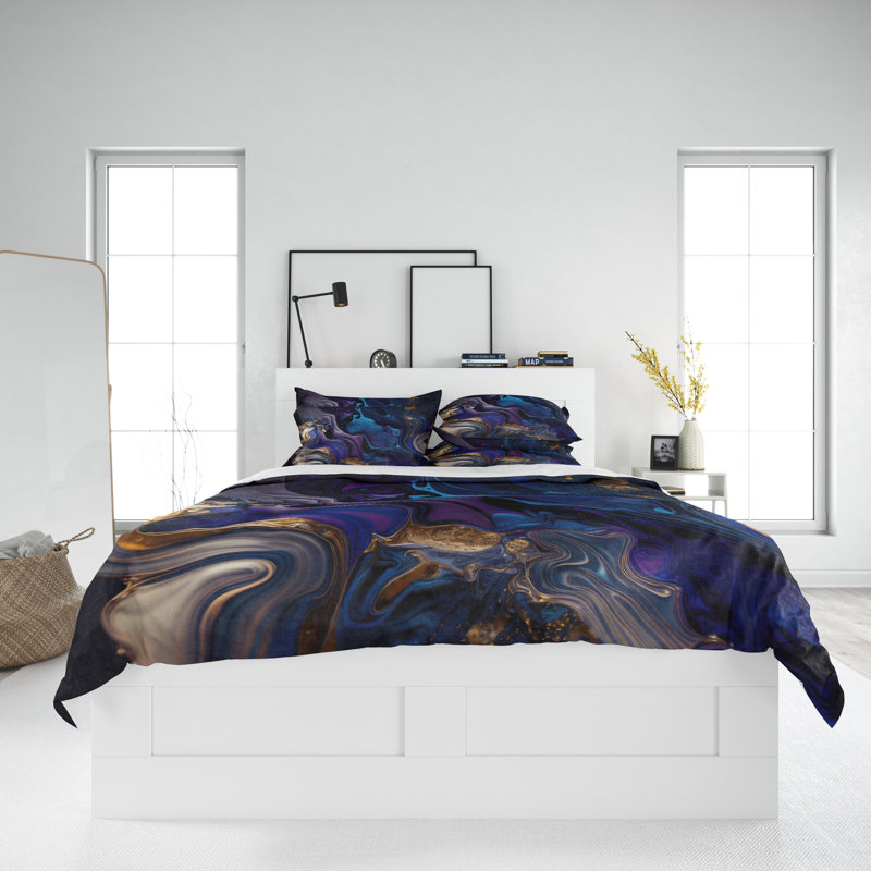 Abstract Duvet Cover, King Duvet Cover + 2 King Pillowcases