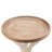 Kiel Rustic Farmhouse Cottage Core Accent End Table, Natural Tray Top Side Table Nightstand
