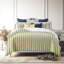 Gino Stripe Cotton Reversible Coverlet Set-1155756045