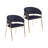 Saif 18.5'' H Velvet Upholstered Armchair-818528292