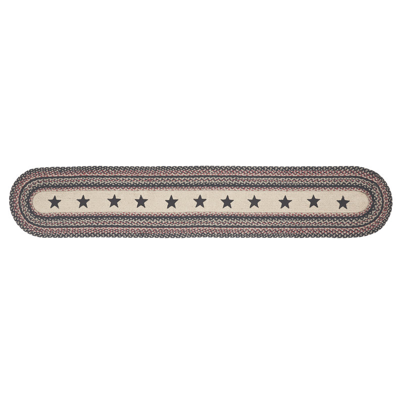 Geometric Round Table Runner, 13" x 72"